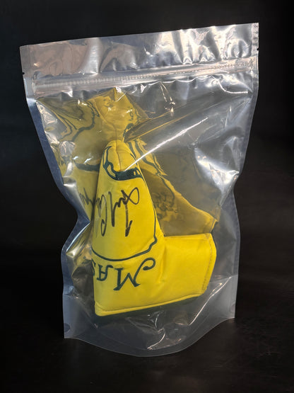 1992 Fred Couples signed Masters Standard Blade Headcover by Flag Gear