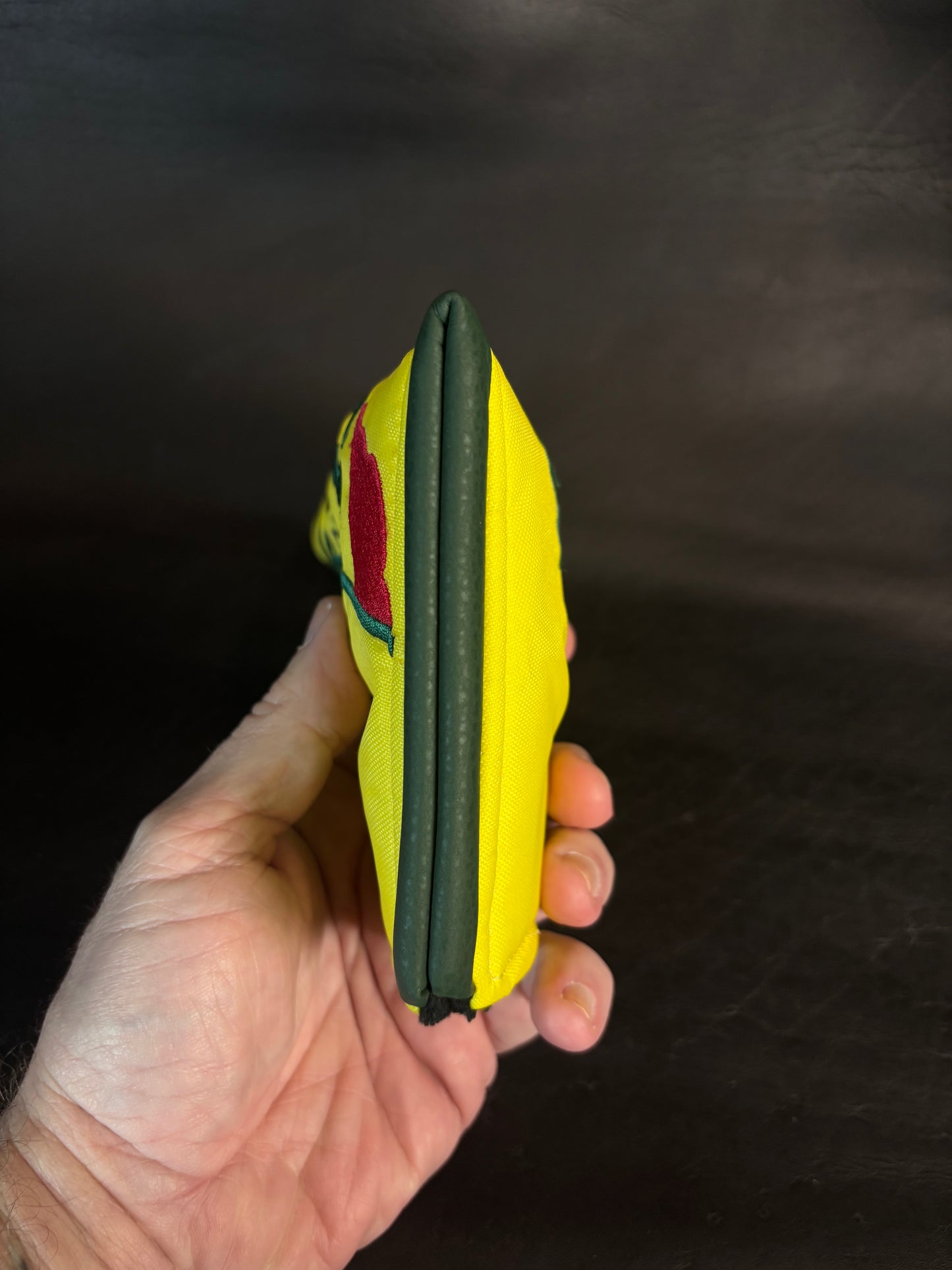 1992 Fred Couples signed Masters Standard Blade Headcover by Flag Gear