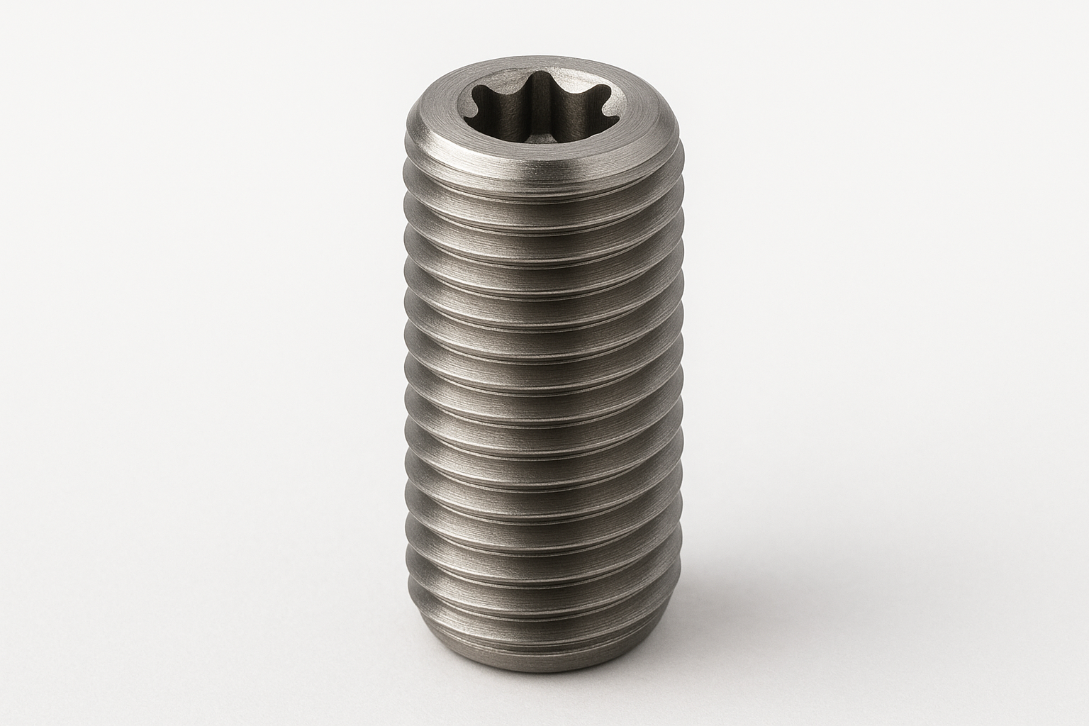 no head on screw all same diameter and its made of stainless steel
